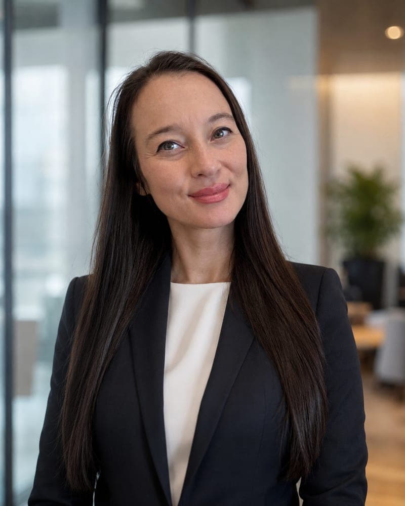 Porträtt av Alfija Lindeberg-Lindvet